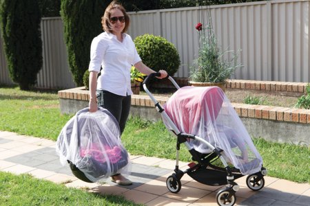 DREAMBABY universalus tinklelis nuo vabzdžių vežimėliui, White, F204 