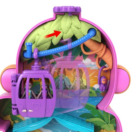POLLY POCKET beždžionėlės pramogų rinkinys, HWP04 