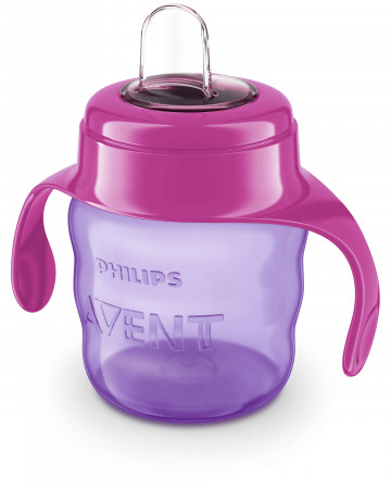 PHILIPS AVENT puodelis su snapeliu CLASSIC, rožinis, 6 mėn+, 200 ml, SCF551/03 1/257