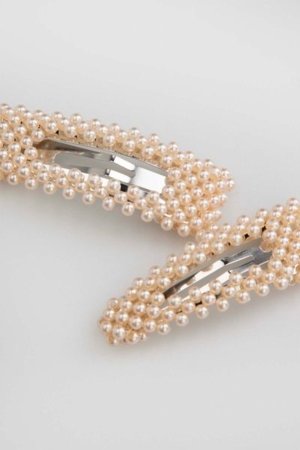 COCCODRILLO plaukų segtukas PETIT BIJOU, kreminis, WC5311726PBJ-003-000, one size cm 