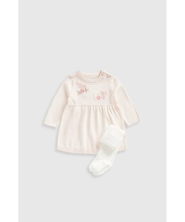 MOTHERCARE suknelė ilgomis rankovėmis ir pėdkelnės, IF328 86 