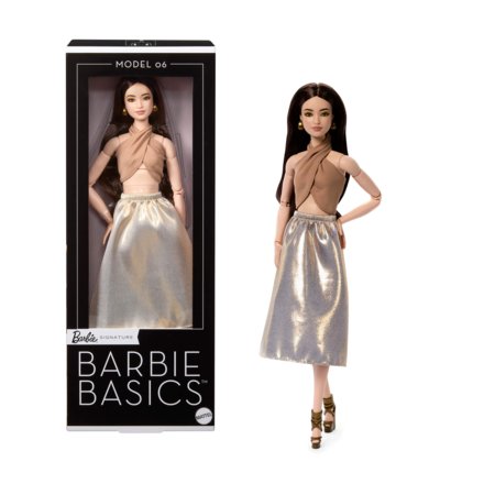 BARBIE Basics No06 lėlė rudais plaukais, JJX25 