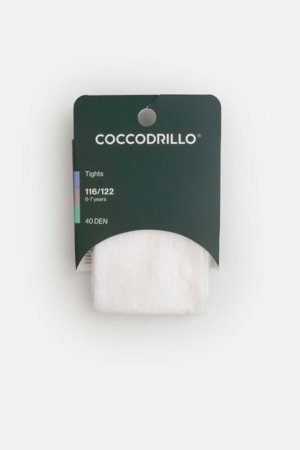 COCCODRILLO pėdkelnės, baltos, WC6380310TMC-001-140, 140/146 dydis 