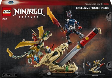 71871 LEGO® NINJAGO® Mūšis prie Drakono ašmenų 