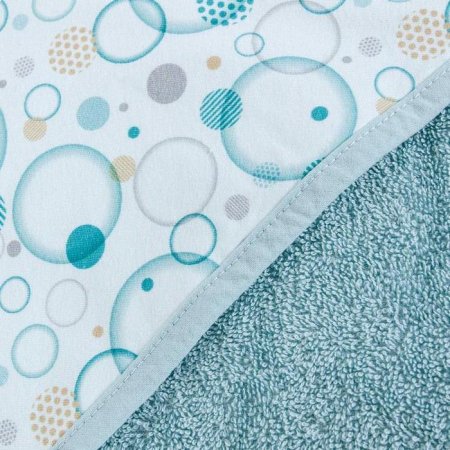 CEBA BABY rankšluostis Printed Line Bubbles 100x100 cm, Ceba Baby, W-815-111-585 W-815-111-585