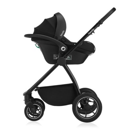 LIONELO universalus vežimėlis MERIL 3in1, Black onyx 