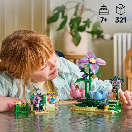 42702 LEGO® Friends Besisukantis gėlės ir fėjų puodelių atrakcionas 