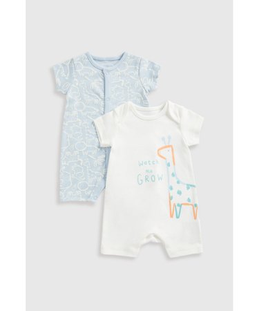 MOTHERCARE šliaužtinukas trumpomis rankovėmis 2 vnt., HD704 74 
