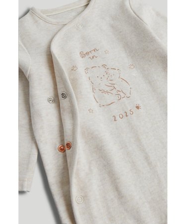 MOTHERCARE šliaužtinukas ilgomis rankovėmis, smėlinukas ir seilinukas, AV50201 50 cm 