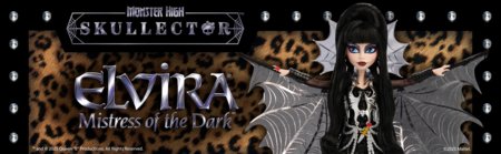 MONSTER HIGH Skullector kolekcinė lėlė – Elvira, HYV99 
