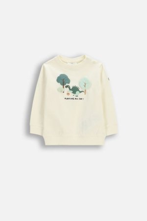 COCCODRILLO džemperis, smėlio spalvos, WC6143101HBN-003-068, 68 dydis 