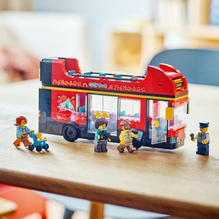 60407 LEGO® City Great Vehicles Raudonas dviaukštis apžvalgos autobusas 