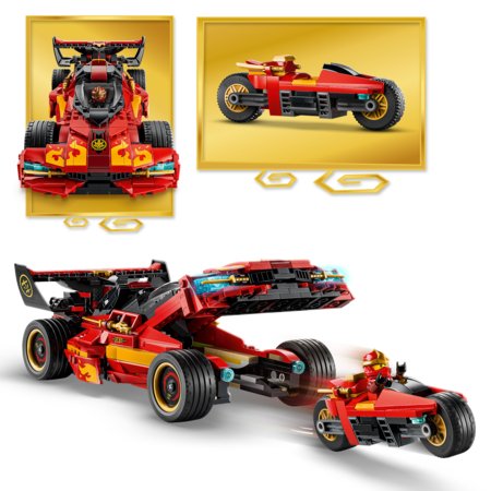 71867 LEGO® NINJAGO® 15-ųjų metinių nindzės atakos automobilis „X-1“ 