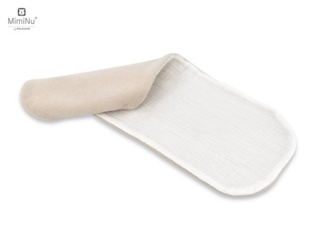 MIMINU rūbų apsauga nuo atpylimo-pašluostukas PLAMCIO, 45x23 cm., Beige/Cream 