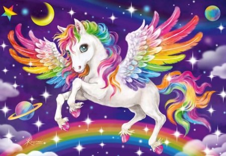 RAVENSBURGER PUZZLE dėlionė Vienaragis ir Pegasas, 2x24 det., 05677 4 