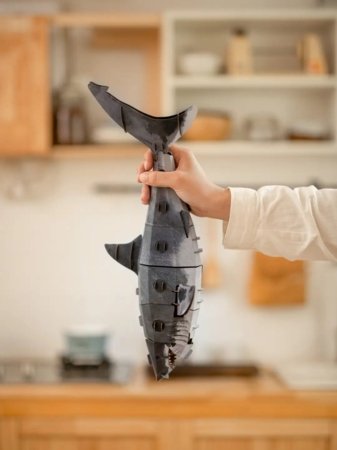 MAKEBUG 3D popierinė delionė Great White Shark, MB-B-0010 