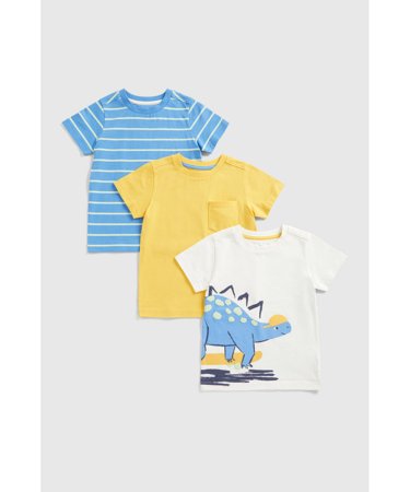 MOTHERCARE marškinėliai trumpomis rankovėmis, 3vnt., HD059 