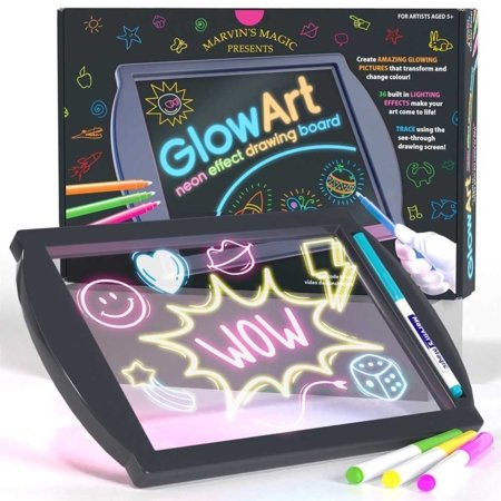 MARVINS MAGIC kūrybinis rinkinys Glow Art, juodas, MMG009/B MMG009/B