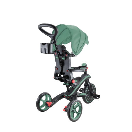 GLOBBER triratukas Explorer Trike 4in1,žalias, 732-104 