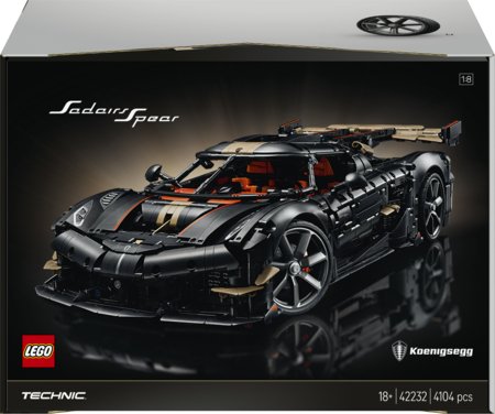 42232 LEGO® Technic Megaautomobilis „Koenigsegg Sadair's Spear“ 