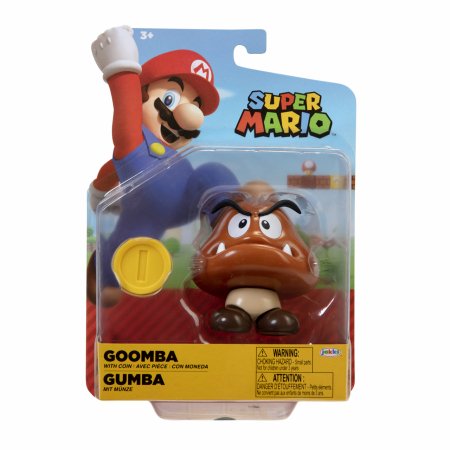 NINTENDO 4" Super Mario figūrėlė, asort., 411744-6-GEN 411744-6-GEN