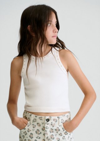 MAYORAL marškinėliai be rankovių, bone, 6.013-24, 140 cm 