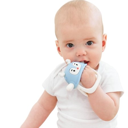 SMILY MIA kramtukas REINDEER, Light Blue, 3 mėn+, M12032-2 