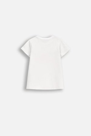 COCCODRILLO marškinėliai trumpomis rankovėmis, balti, WC6143201QGN-001-068,  