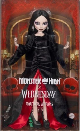 MONSTER HIGH x Wednesday lėlė Mirtišė, JLK99 