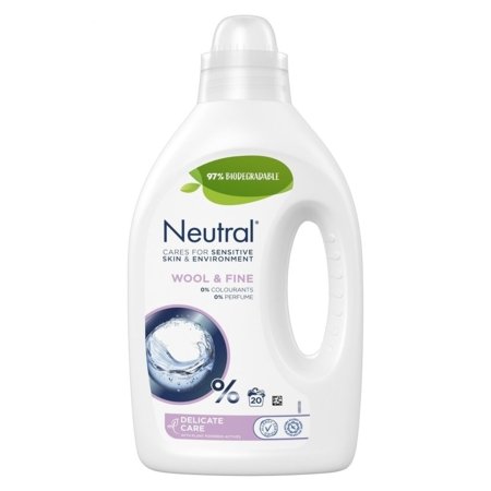 NEUTRAL skystas skalbiklis jautriems audiniams WOOL&FINE 20W, 1L, 218187 