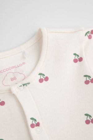 COCCODRILLO šliaužtinukas ilgomis rankovėmis, smėlio spalvos, dydis 