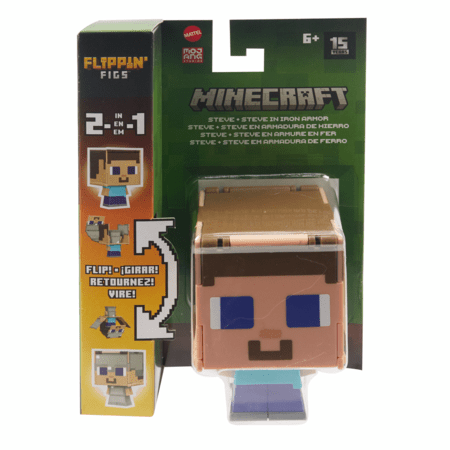 MINECRAFT Flipping Fings figūrėlė asort., HTL43 