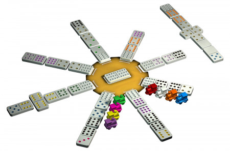 TACTIC Mexican Train metallilaatikossa, 54005 54005