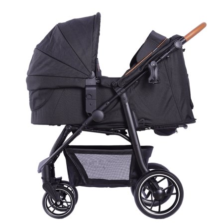 BABYTROLD lopšys MALAGA, Black, 13-51SN-L 