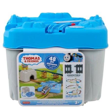 THOMAS AND FRIENDS traukinio trasos rinkinys Bėgiai dėžėjė, HNP81 HNP81