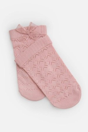 COCCODRILLO kojinės, rožinės, WC6382906TSO-007-019, 16/26 dydis 