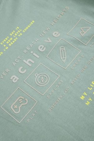 COCCODRILLO marškinėliai trumpomis rankovėmis, žali, WC6143203NBJ-011-140, 140 cm 