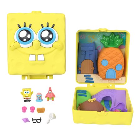 POLLY POCKET mini figūrėlių rinkinys SpongeBob, JKC84 