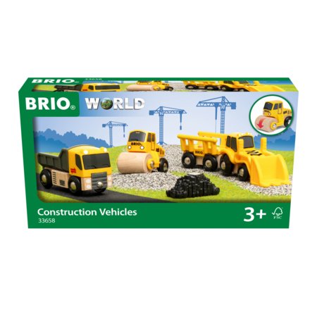 BRIO statybų transporto priemonių rinkinys, 33658 33658