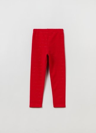 OVS 1 EN GIRL 3-10Y LEGGINGS 9-10 RED 001911832 