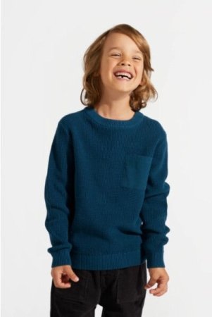 COCCODRILLO megztinis ACADEMY BOY KIDS, mėlynas, ZC4172103ABK-014-122, 122 cm 