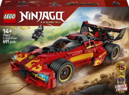 71867 LEGO® NINJAGO® 15-ųjų metinių nindzės atakos automobilis „X-1“ 