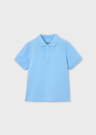 MAYORAL polo marškinėliai trumpomis rankovėmis, sky blue, 150-15, 116  cm 