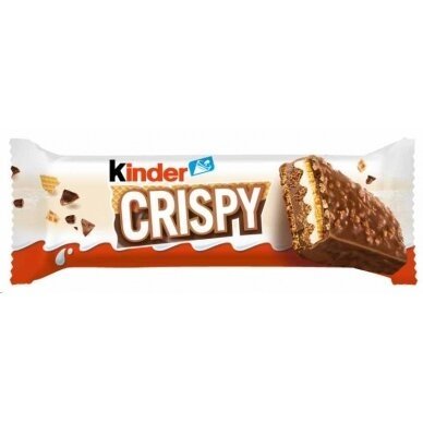 KINDER CRISPY batonėlis, 34g, 102856 