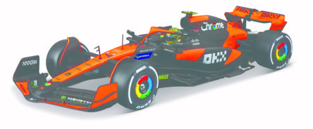 BBURAGO 1:24 surenkamas automodelis F1 McLaren MCL38, 18-28511 