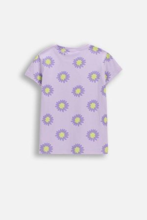 COCCODRILLO marškinėliai trumpomis rankovėmis, violetiniai, WC6143219VGA-016-122, 122 cm 
