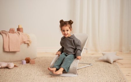 BABYBJÖRN gultukas BALANCE SOFT, Woven/Jersey Tri Fabric, Light Beige, 005130 