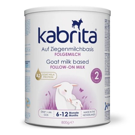 KABRITA® ožkos pieno mišinys, 6-12 mėn., 800 g., 182 