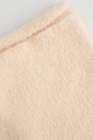 COCCODRILLO šalikas ACCESSORIES WINTER GIRL, kreminis, cm 
