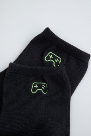 COCCODRILLO kojinės, juodos, cm 